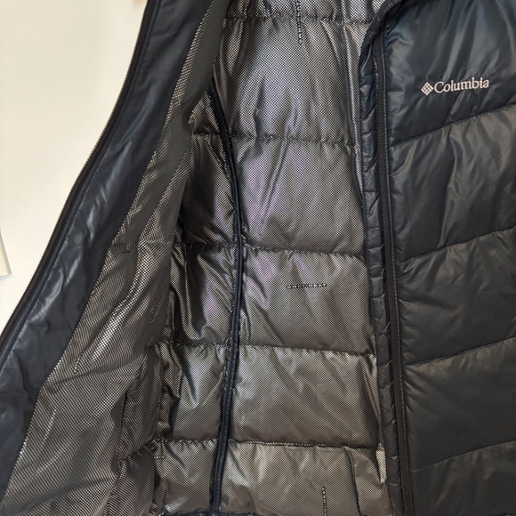 Columbia Turbo Down Omni Heat Women’s Vest Black/Silver Small - Picture 5 of 6